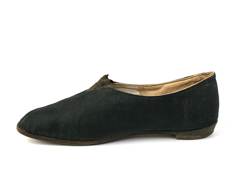 Shoe-Icons / Shoes / Black prunella man's low heel shoes with elastic ...