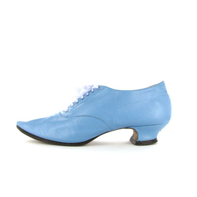Shoe-Icons / Shoes / Kid Leather Shoes in Robin Egg Blue Colour.