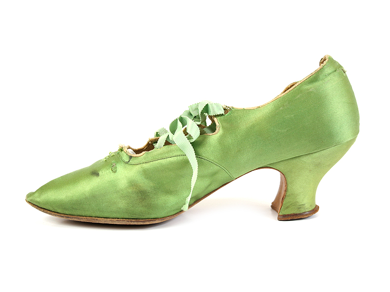 Shoe-Icons / Shoes / Green Satin Shoes 